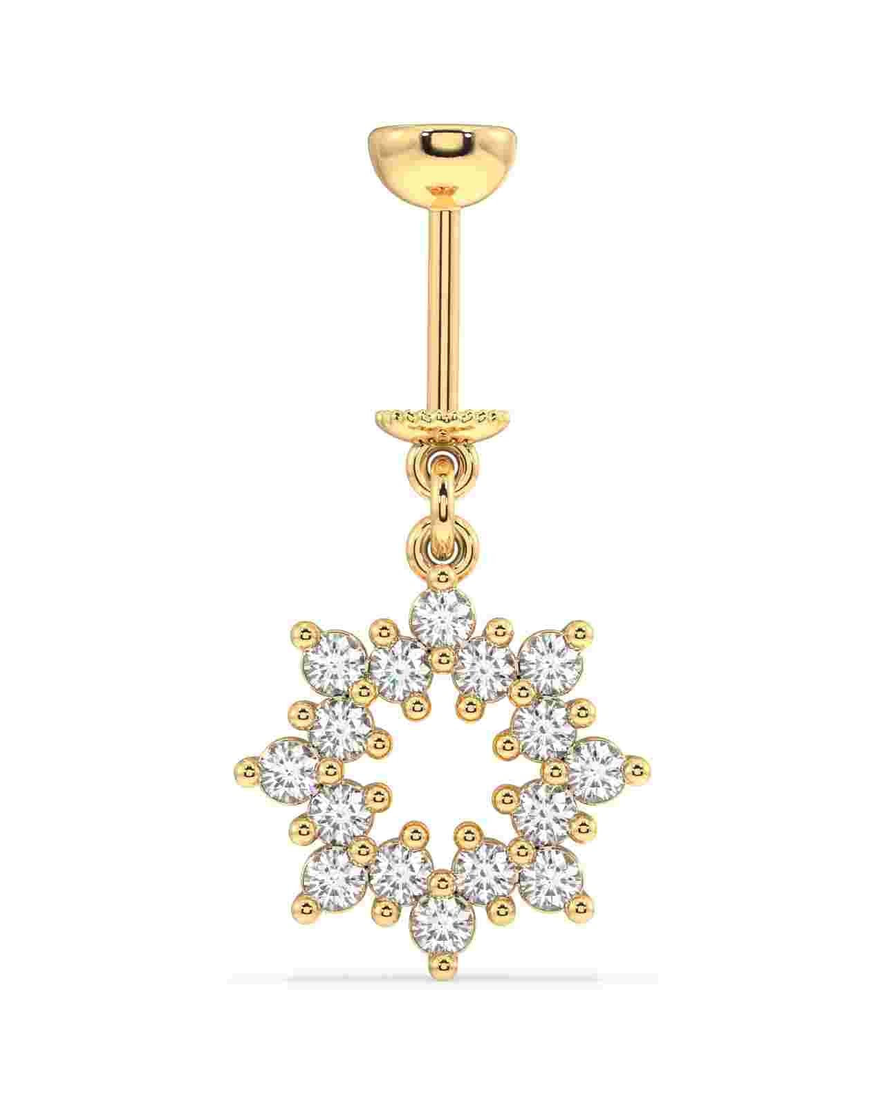 Bubble Burst Zircons Helix Hanging Earrings - Image 3