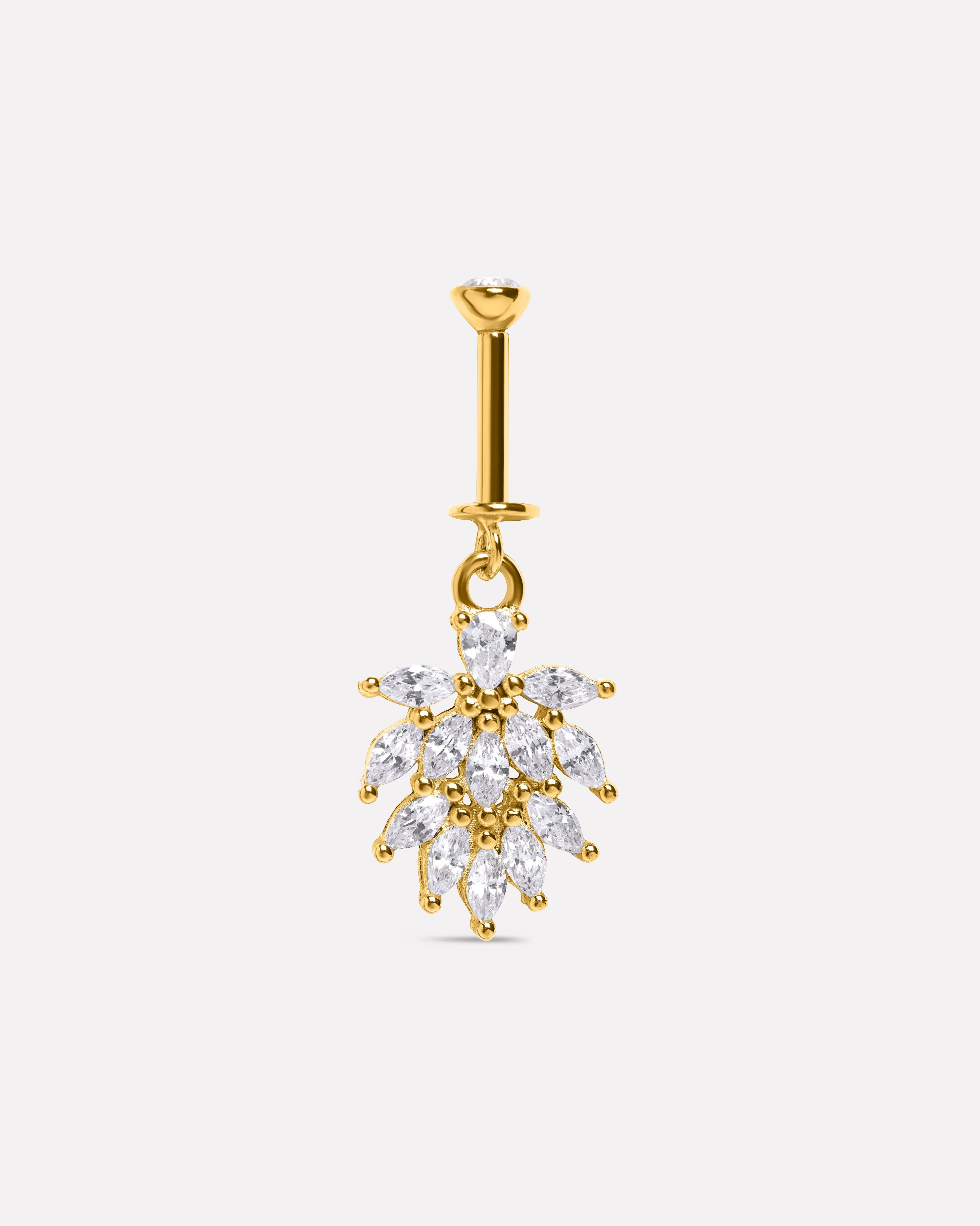 Marquise Flow Helix Hanging Earrings - Image 3