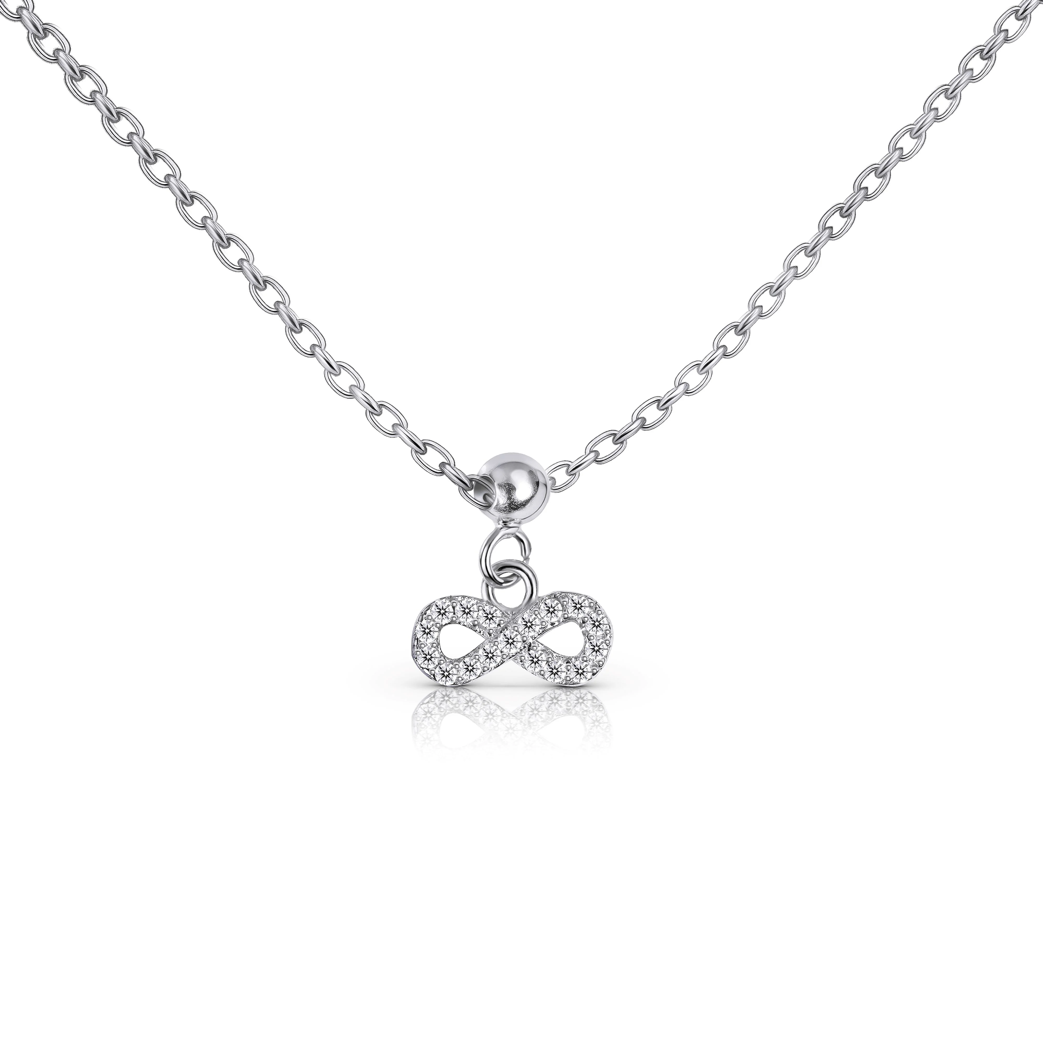 Infinity Charm Symbol Necklace