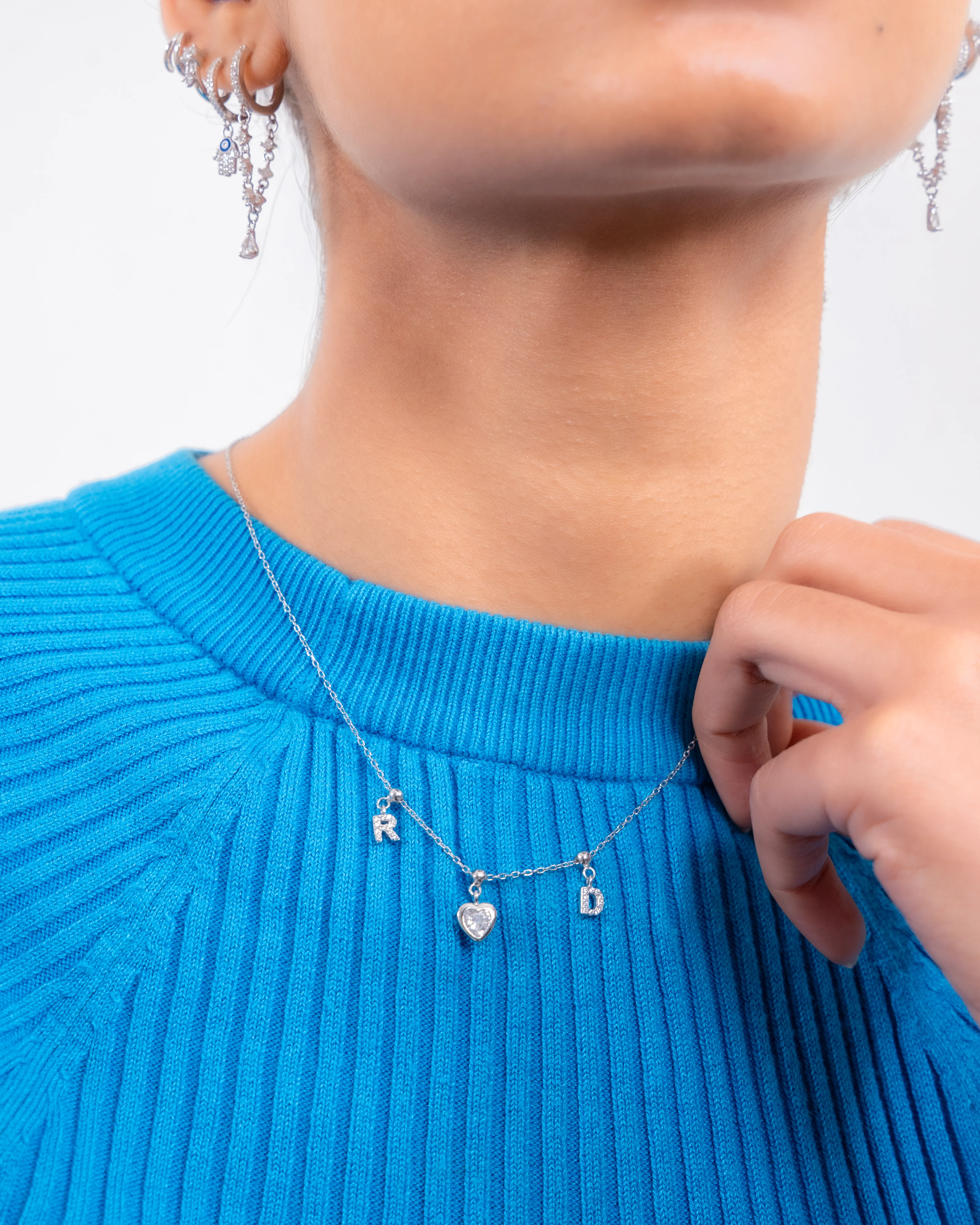 Luna Love Charm Symbol Necklace - Image 2