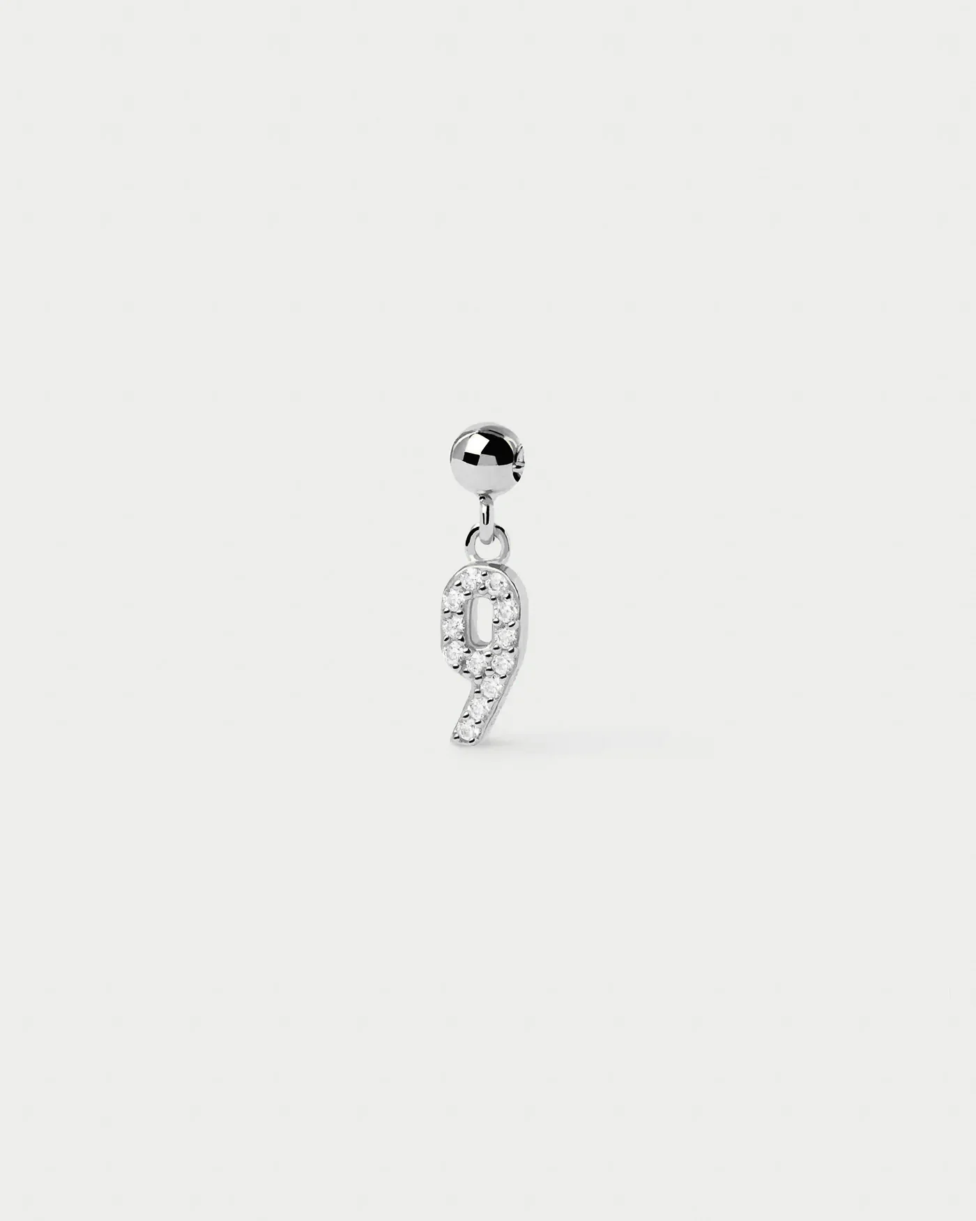 Numbers "9" Bead Charm