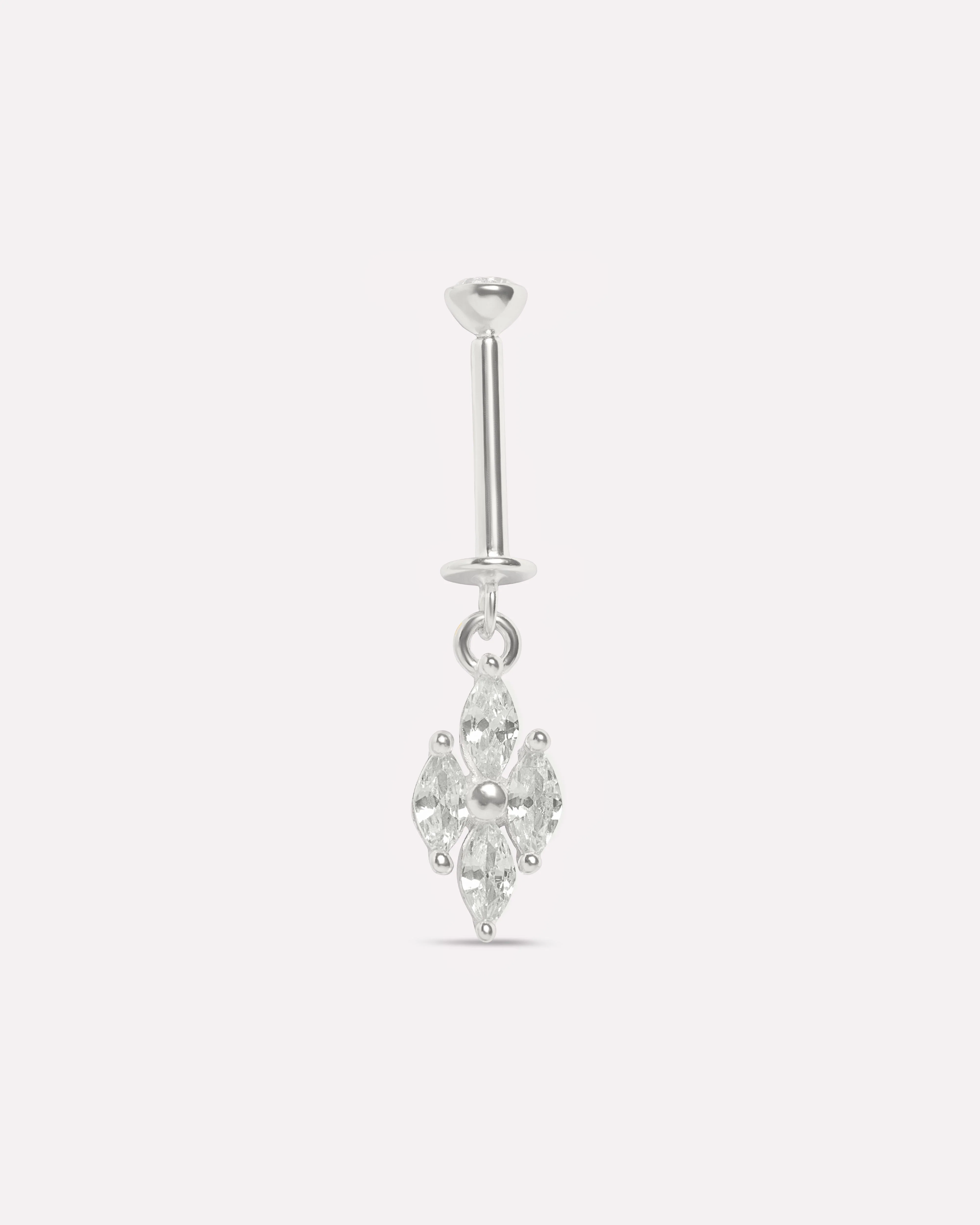 Camellia Helix Piercings Hanging Earrings - Image 3