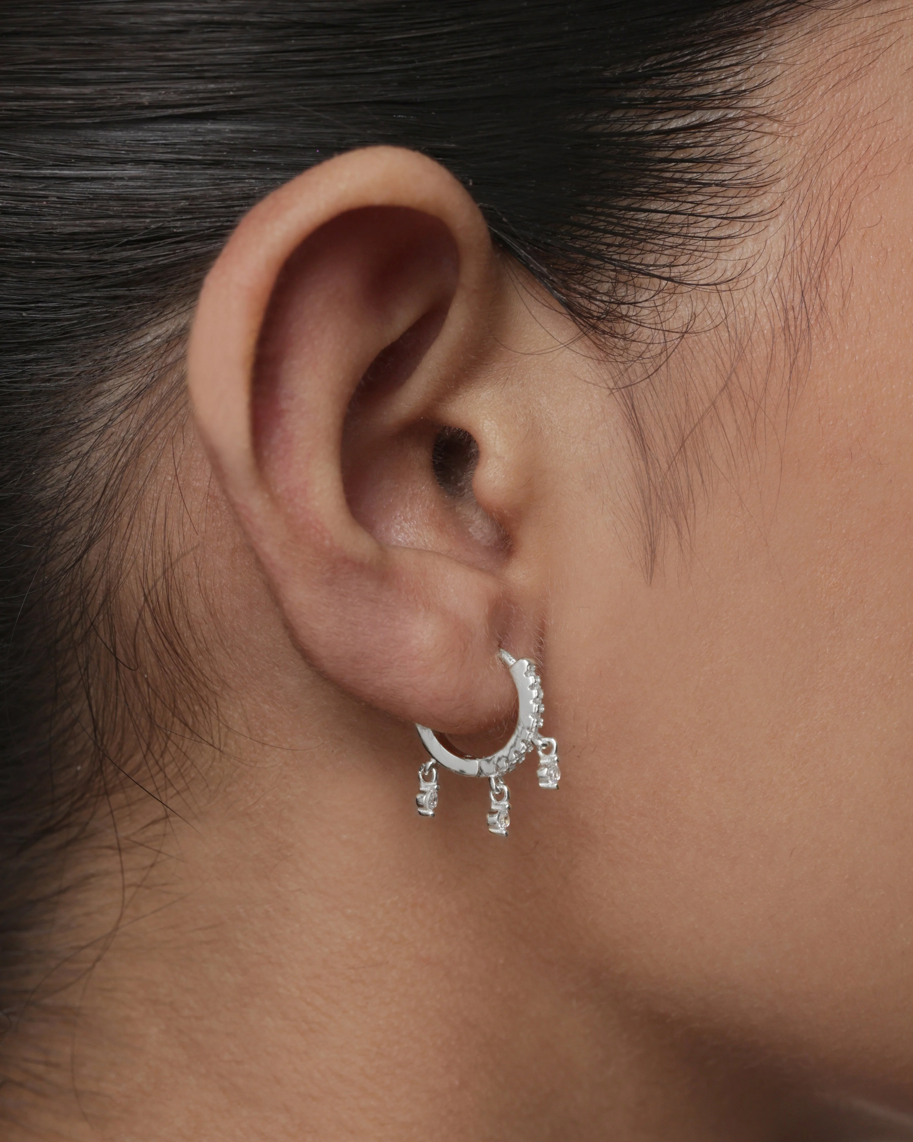Drop Light Hoop Earrings - Image 5