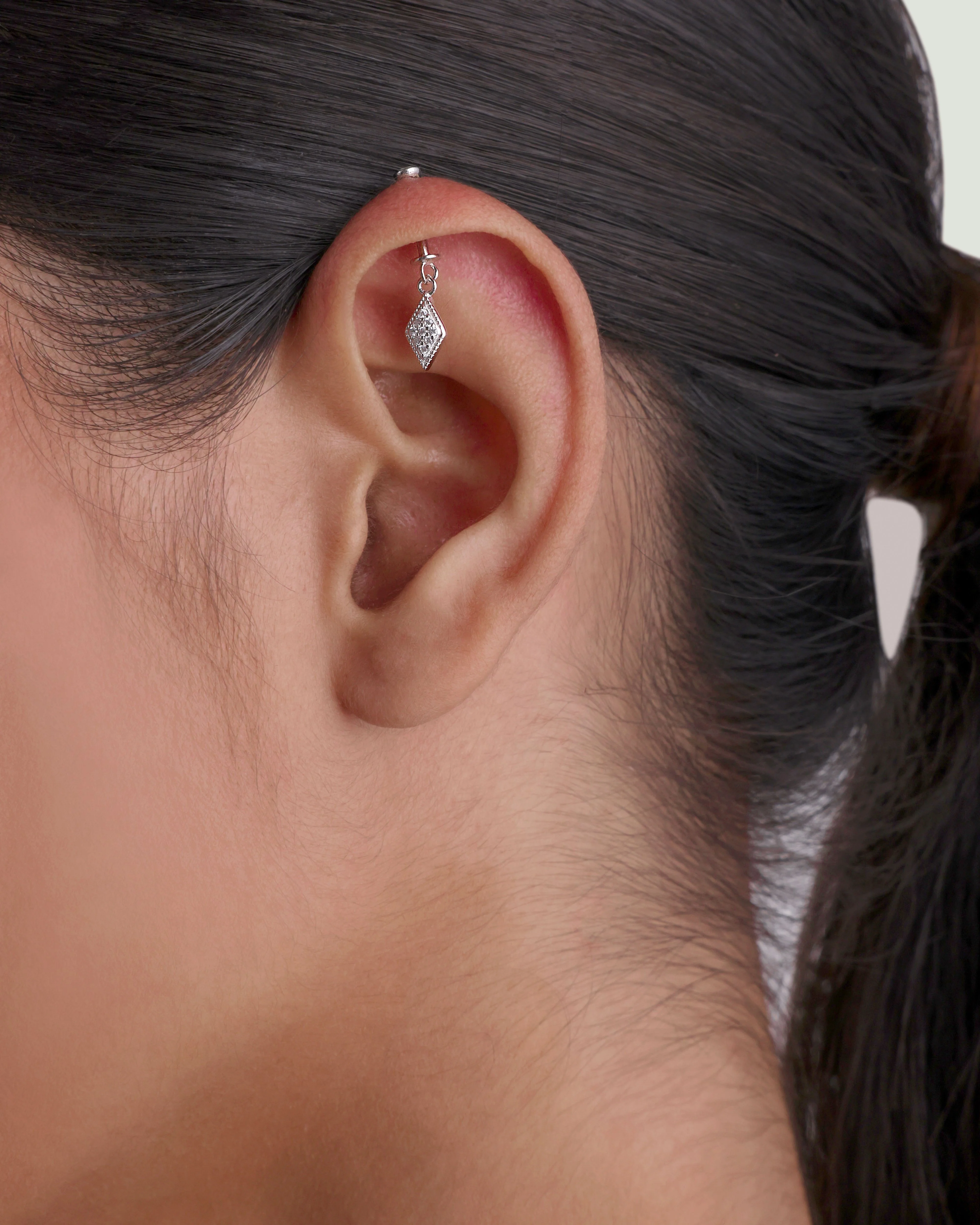 Edgy Helix Hanging Earrings - Image 3