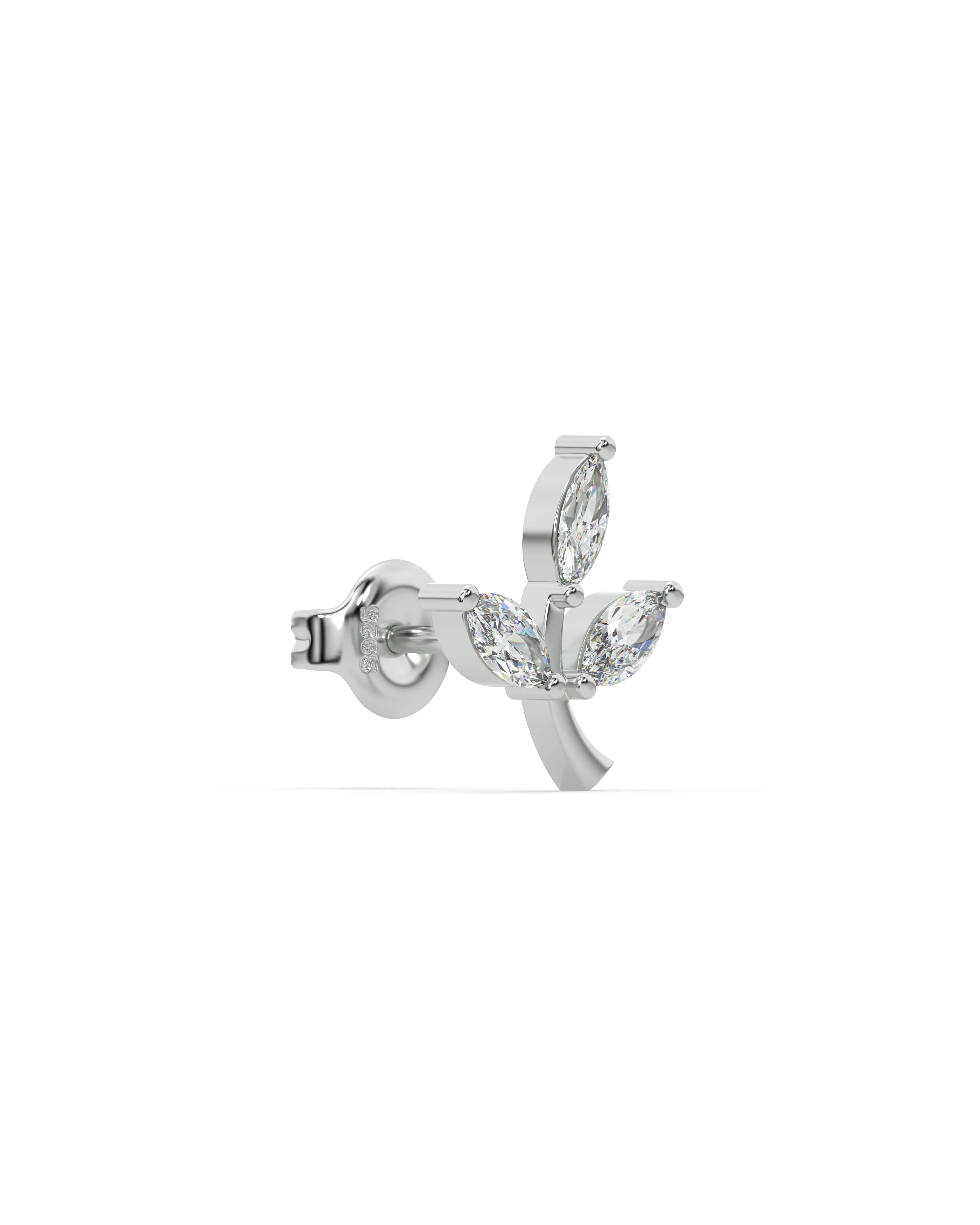 Marqa Leaf Stud Earrings - Image 5