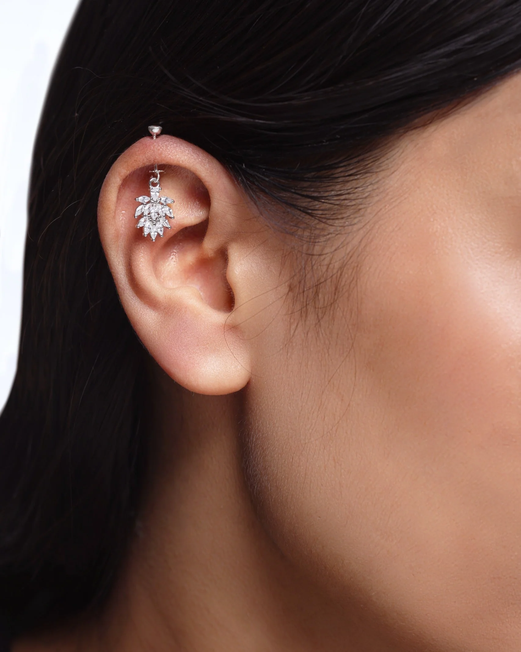 Marquise Flow Helix Hanging Earrings - Image 2