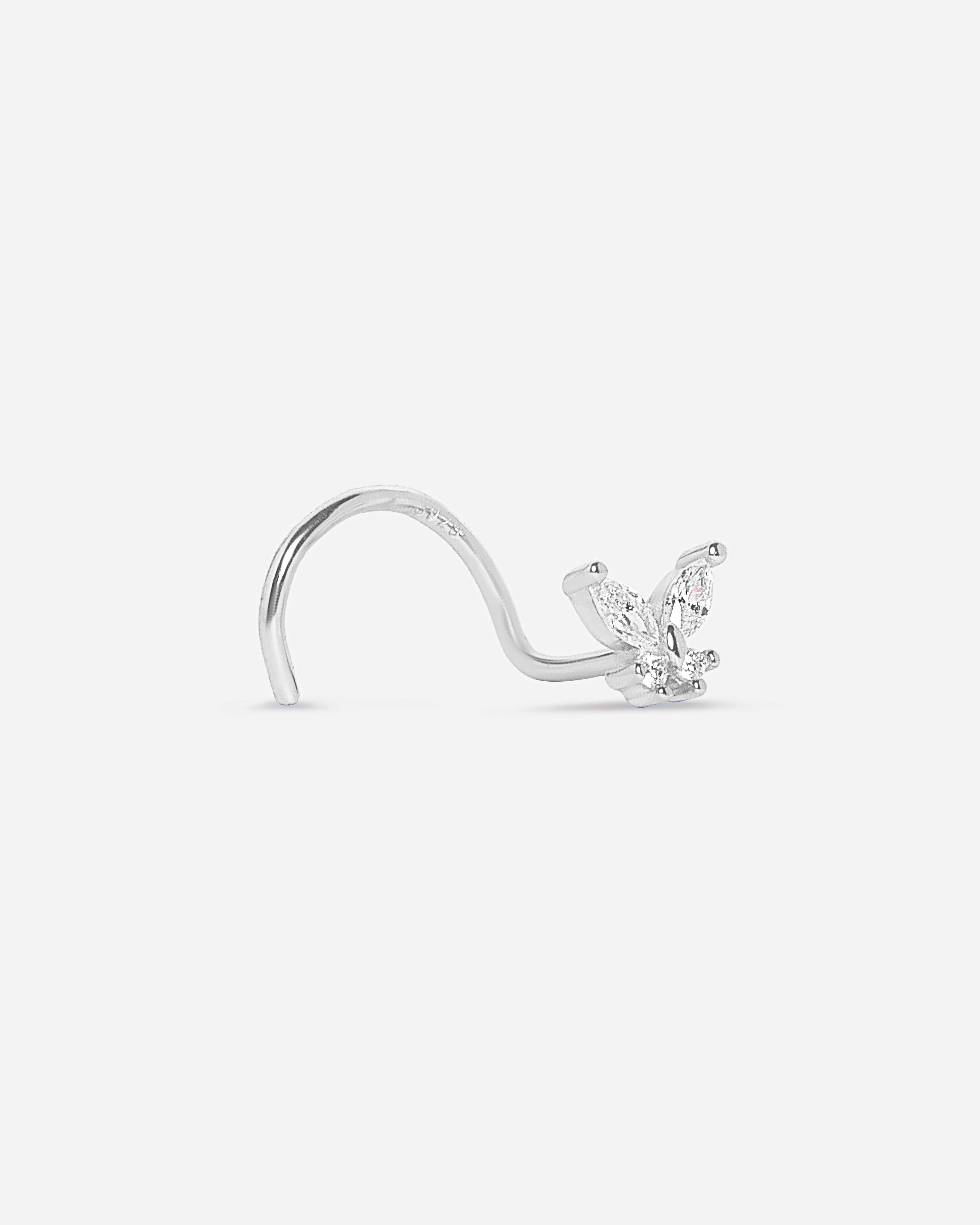 Butterfly Glow Nose Pin - Image 4