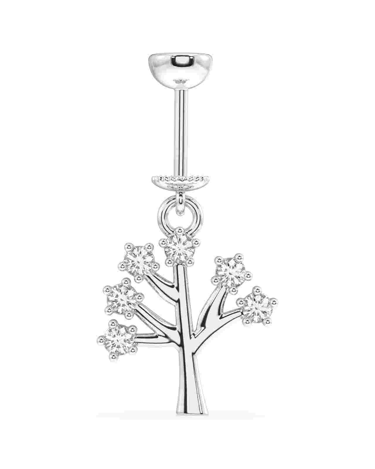 Tree Zircons Screw Helix Hanging Earrings - Image 3