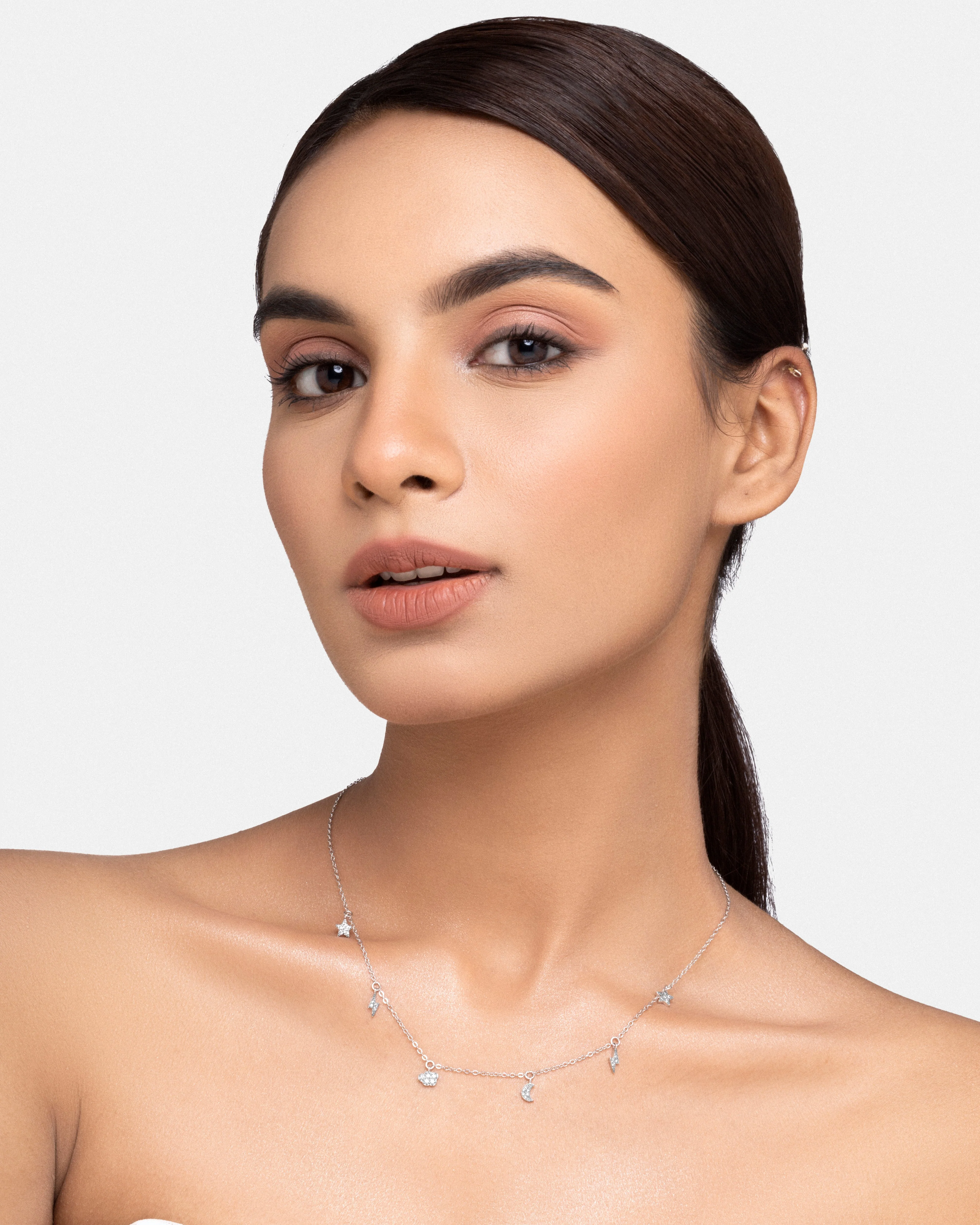 The Celestial Flow - Multiple Universal Charms Necklace - Image 2
